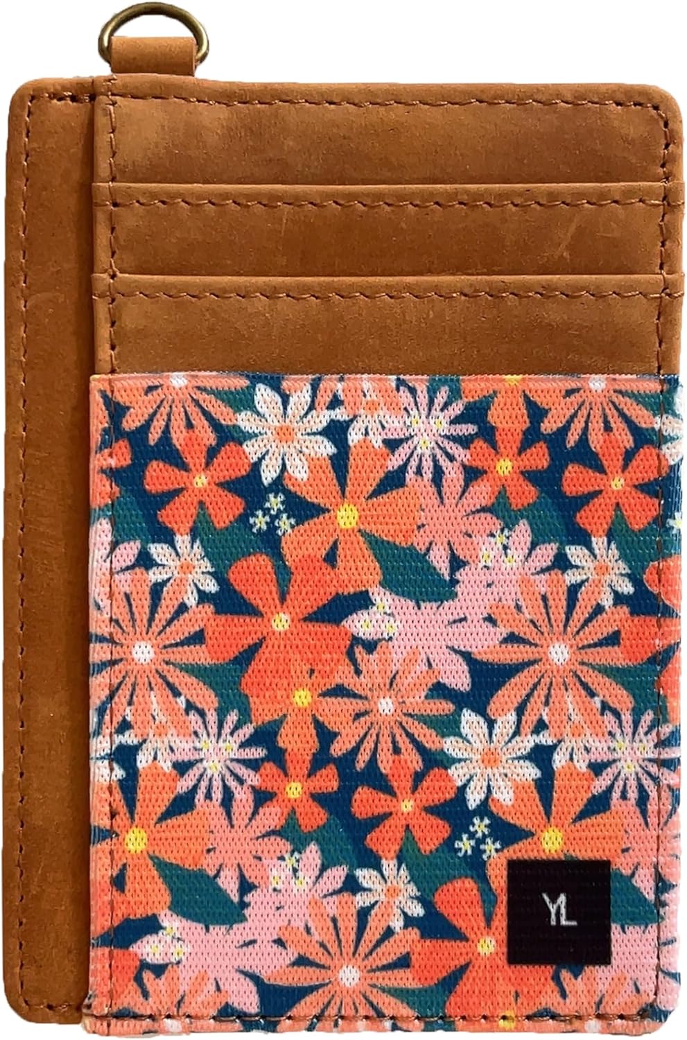 Slim RFID Blocking Wallet for Women - Minimalist Leather Credit Card Holder, Small Front Pocket Purse, 7-12 Cards Capacity