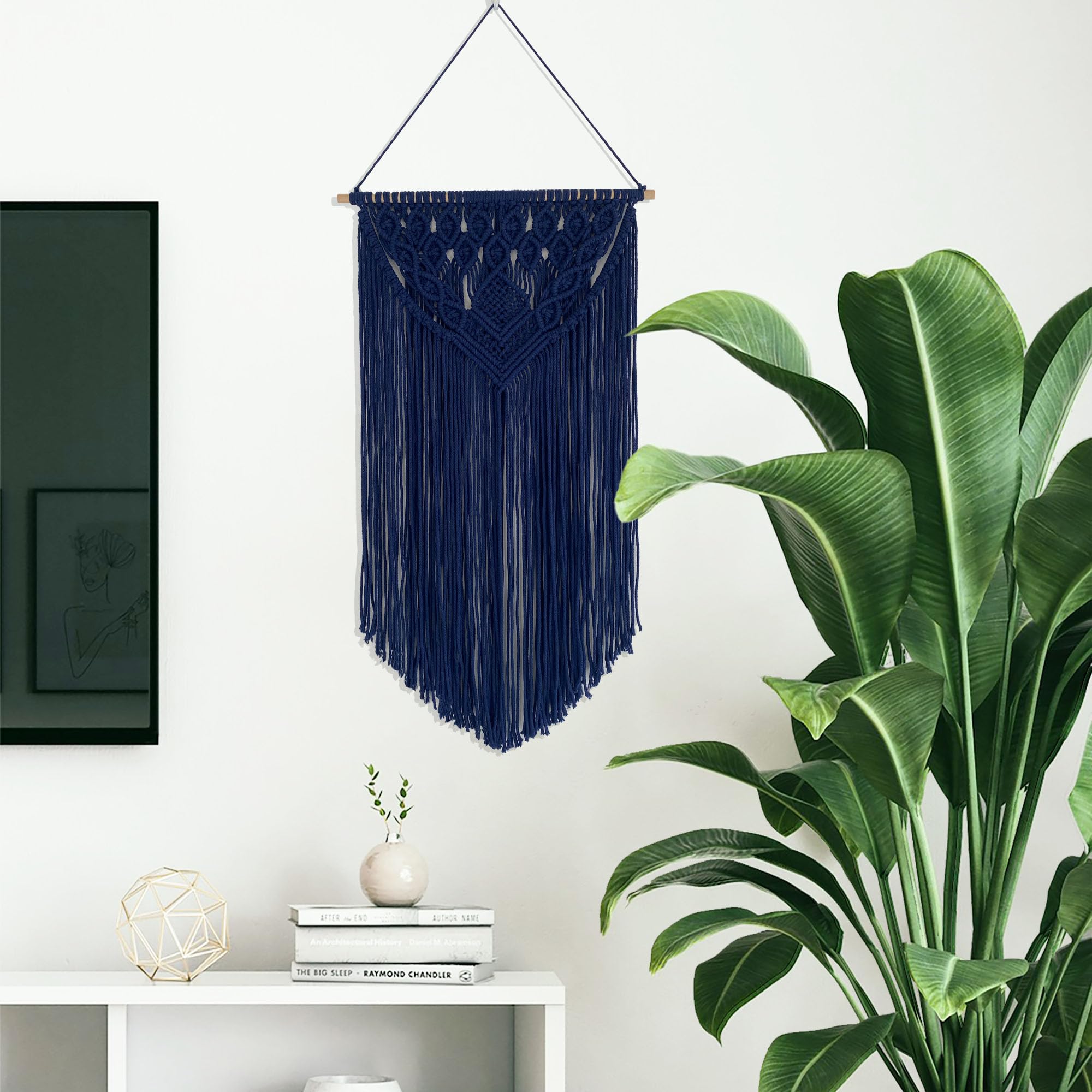 Winterdemoon Macrame Wall Hanging Boho Woven Tapestry Home Decor