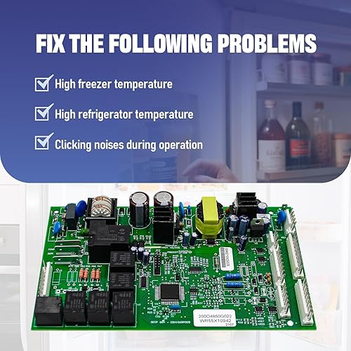 Vista 2 de WR55X10942C WR55X10942 Placa de control de repuesto para refrigerador GE Reemplace WR55X10942P WR55X11130 WR55X10552 WR55X10656 WR55X10996