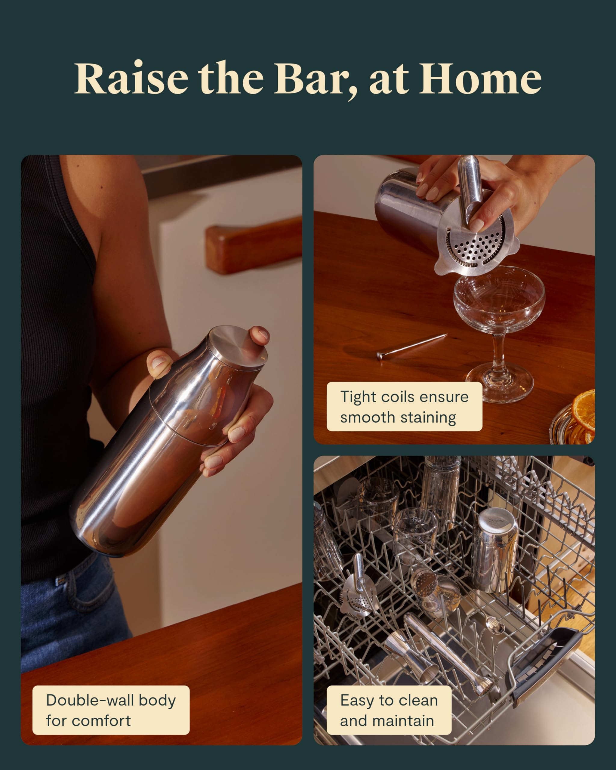 Amazon.com: Caraway 9-Piece Complete Bar Set - Cocktail Shaker