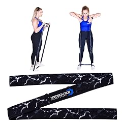 Vitality Flex Long Skinny Resistance Band Womens Fitness Non-Slip Fabric Full Body Exercise Band Home Gym Fitness Strength