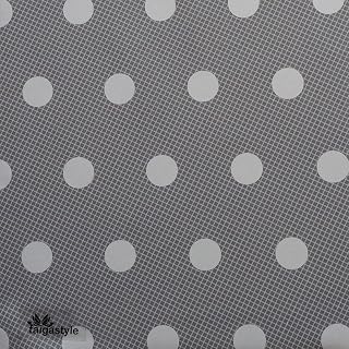 Baby Splat Mat High Chair Floor Mat Plastic Grey with White Dots Waterproof Large Stylish (Size 51"x 44")