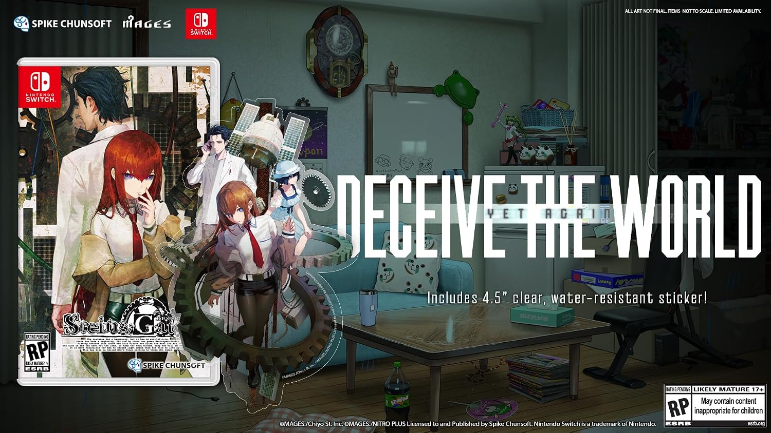 STEINS;GATE RE:BOOT Steelbook Edition - Nintendo Switch