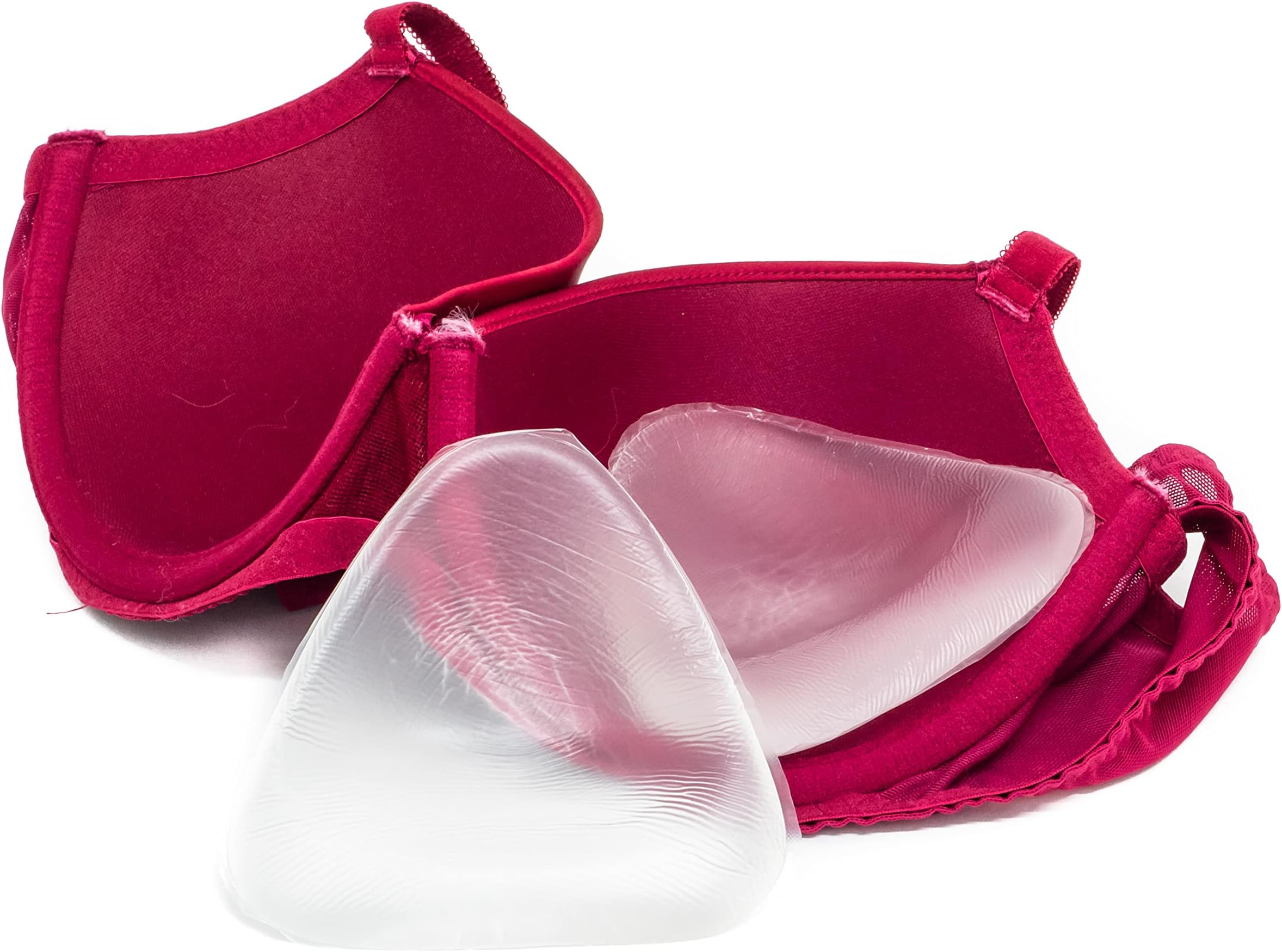 Style 4 - Triangle Shape Bikini Inserts/Silicone Breast Enhancers/Chicken Fillets - Boost up to 2 Cup Sizes in an Instant - Suitable for Many Bikini Sizes - 160g Pair aka Gel Pad/Fillers