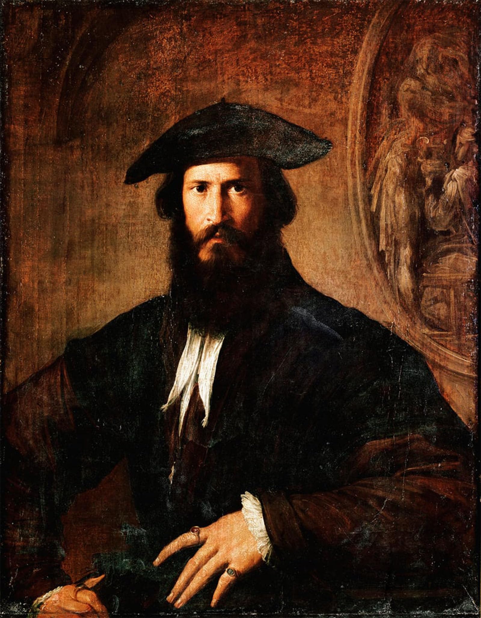 POSTERIIk Famous Animal Posters Vintage Picture Portrait of Man Man Painting by Parmigianino Modern Wall Decor for Home Decor 60x90cm