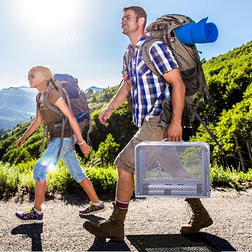 Miniatura 2 de Mesa plegable pequeña, fácil de almacenar, mesa de picnic portátil compacta para parrilla, campamento al aire libre, jardín, patio, comedor,