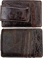 Vista 28 de broche para dinero, cartera con bolsillo frontal, cartera minimalista, para hombre