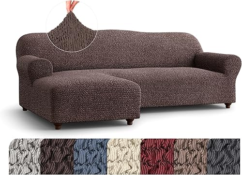 PAULATO BY GA.I.CO. Funda para muebles, sillón, sofá, desmontable elástica de doble vía - Hecha en Italia - Colección Mille Righe