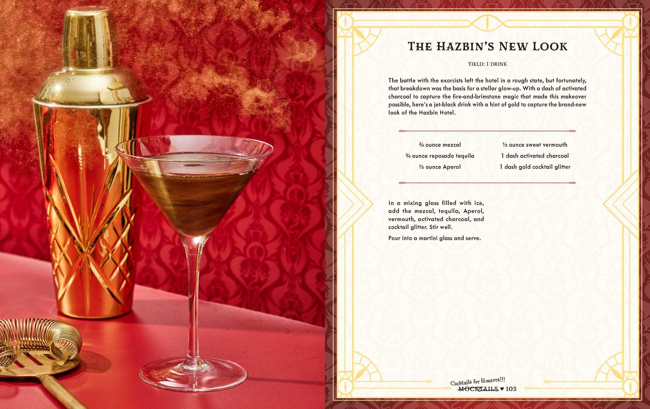 Hazbin Hotel Bar Book: Drinks and Snacks for Wayward Sinners