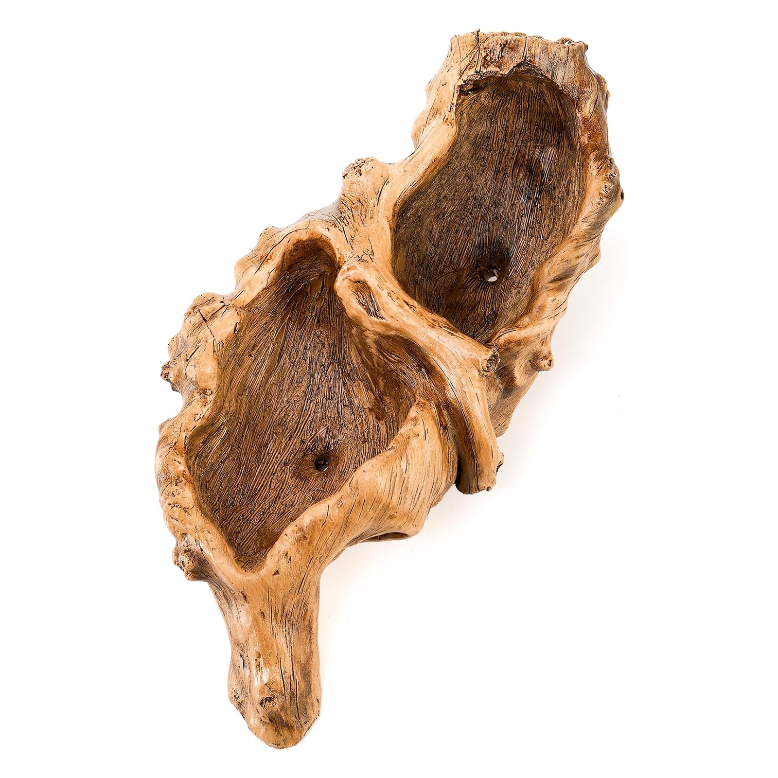 Xjdzineq Unique Resin Flower Pots with Tree Root Design for Desktop and Tabletop Plant Display Modern Driftwood Planter for Home Decors