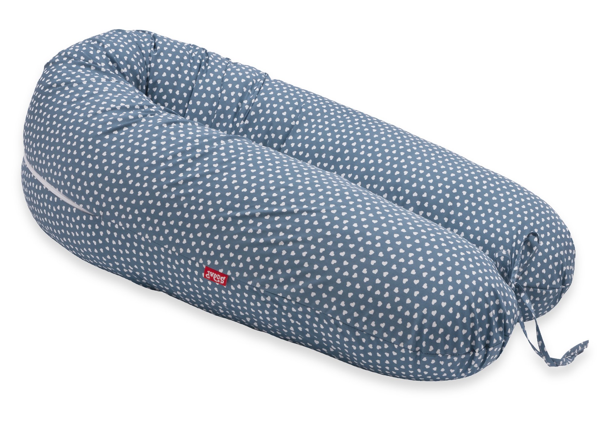 Scamp cuscino cuscino gravidanza allattamento con fodera Design Nuovo (Little Hearts Blue)