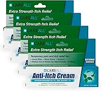 Vista 6 de CareAll Crema antipicazón de 1.25 onzas (paquete de 4) Bloqueo de histamina, difenhidramina HCI 2% analgésico tópico y acetato de zinc 0.1%