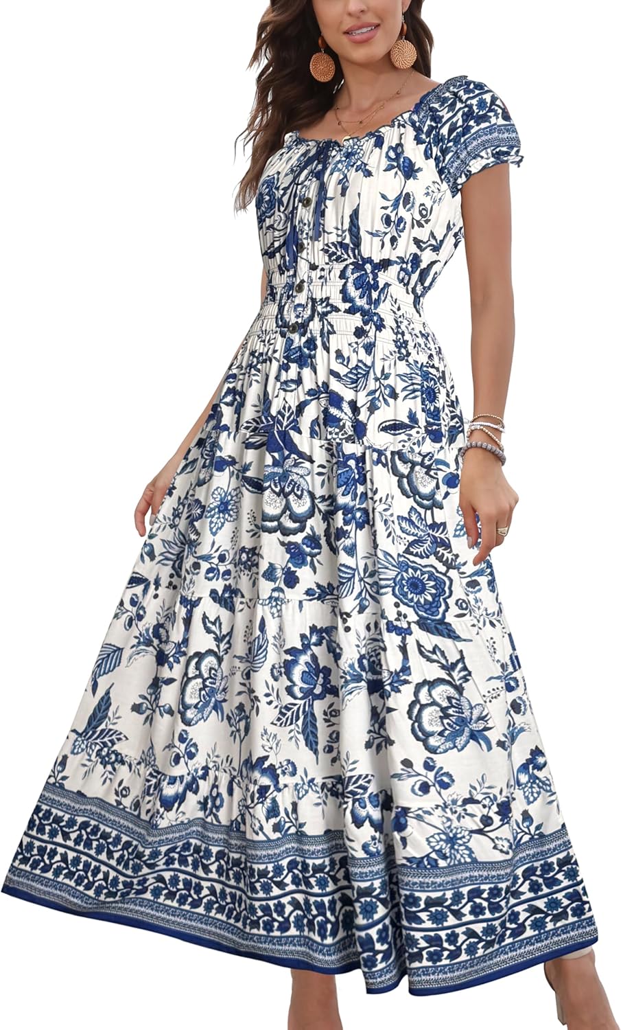 Blue White Flowers