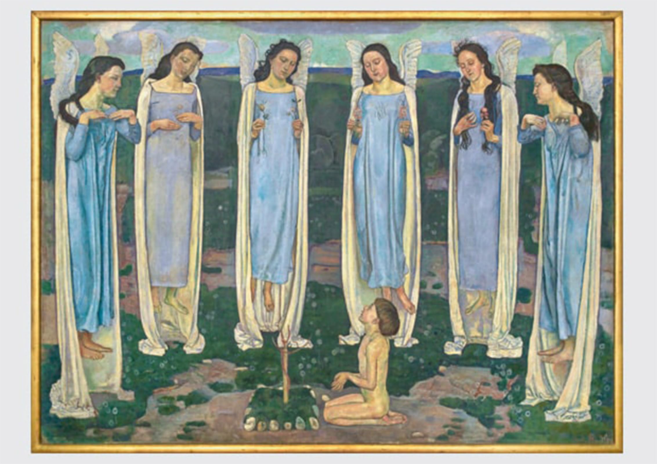 Cuadro de Ferdinand Hodler El Prescelto de 60x90cm para salón 5