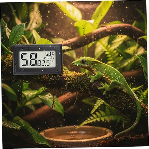 Miniatura 2 de 4Pcs Mini Hygrometer Thermometer 10-99% LCD Mini Hygrometer Digital -58-158  Small Thermometer for Incubator, Reptile, Terrarium