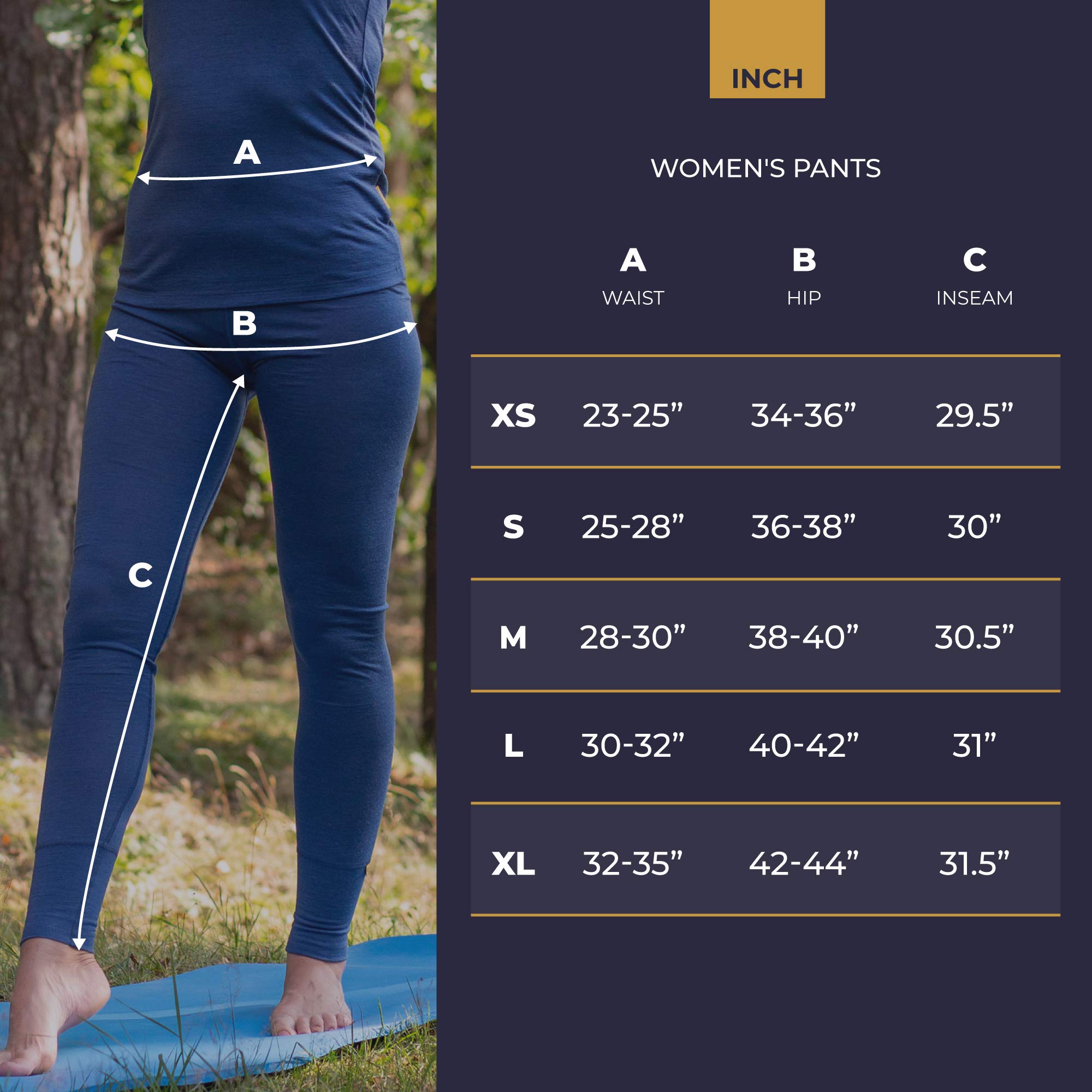 Menique - Leggings da donna, a vita alta, in lana merino, 160 g/m², termici, Ciliegia reale, L