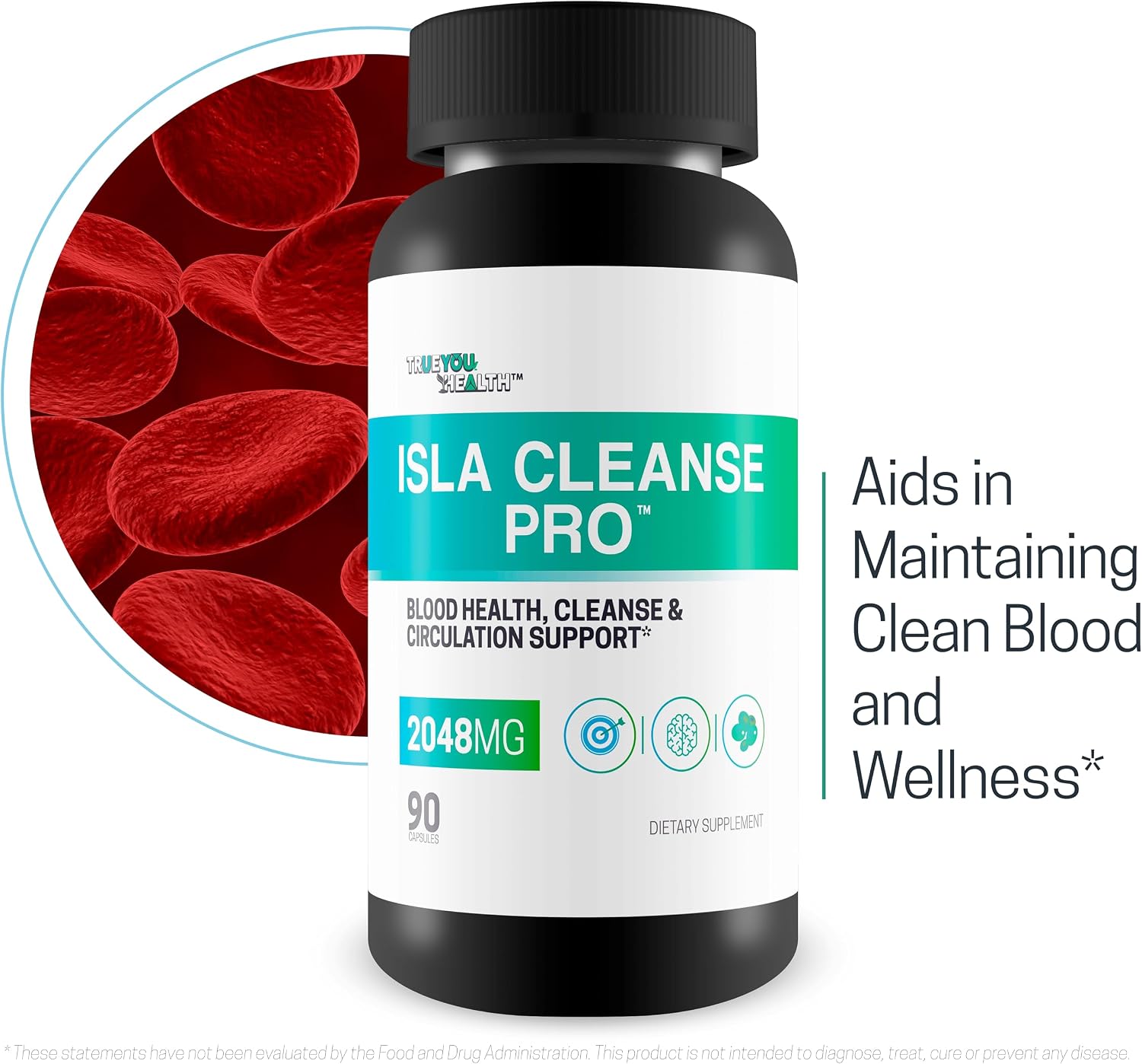 Isla Cleanse Pro - Our Best Vein Health & Artery Health Full Body Cleanse Detox Supplement - Blood Cleanse Detox - Island Cleanse Heart Healthy Solution - Arteries Cleanse Body Detox Cleanse Tea Caps
