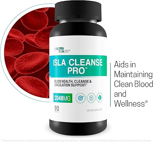 Miniatura 7 de Isla Cleanse Pro - Nuestro mejor suplemento de desintoxicación de limpieza de cuerpo completo para la salud de las venas y las arterias - Limpieza