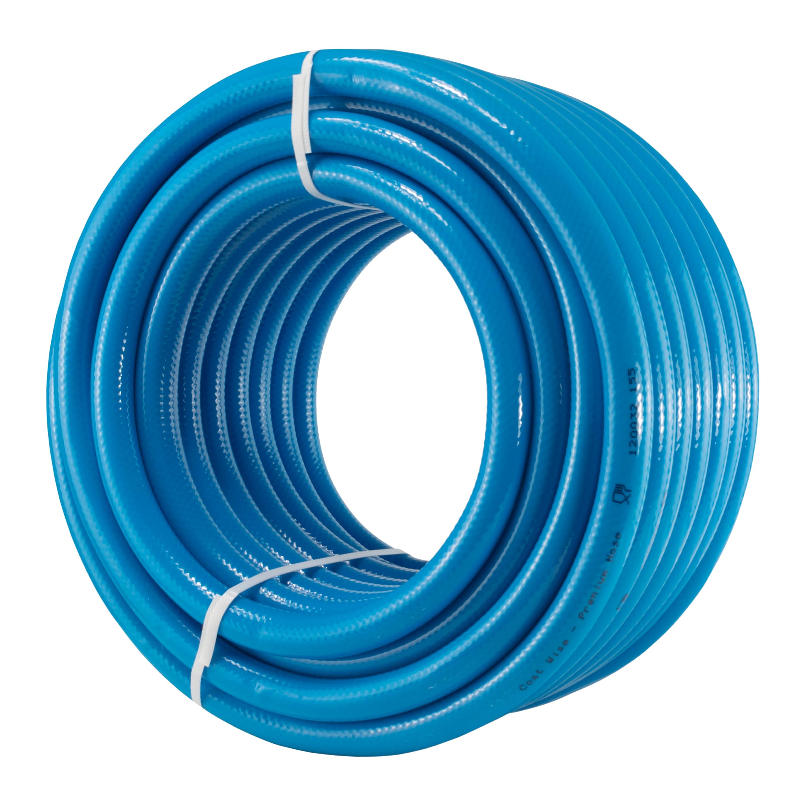 Cost Wise Blue 1/2" Reinforced Portible Non Taint Drinking Water Hose For Camping, Caravans,Flexible 12.5Mm Water Hosepipe For Mobile Homes And Boats (5M)