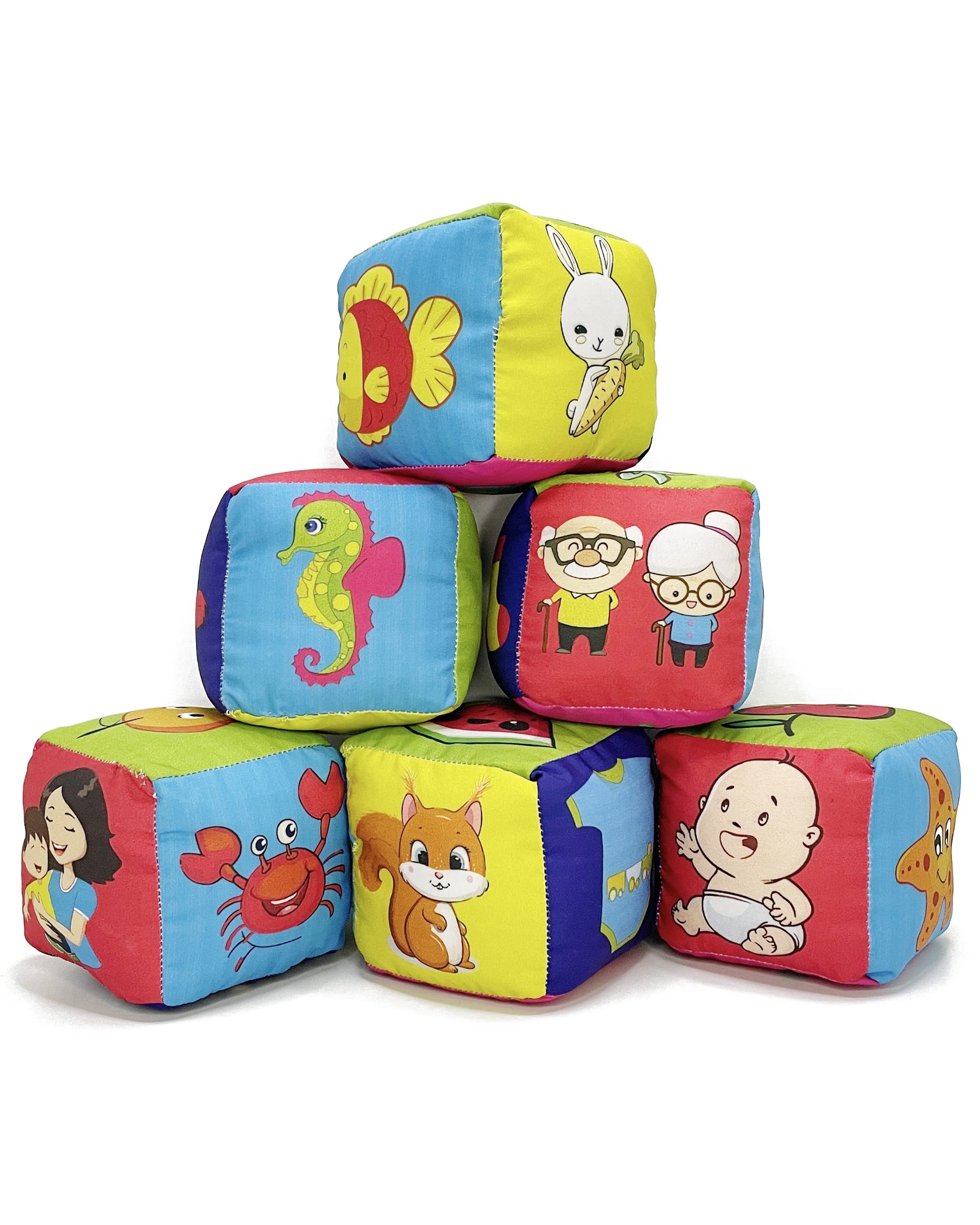 Kafron Plush Soft Toy Dice Cubes 6 Pieces | 3 inch X 3 inch (B0B25BCC5C) Amazon Price History, Amazon Price Tracker