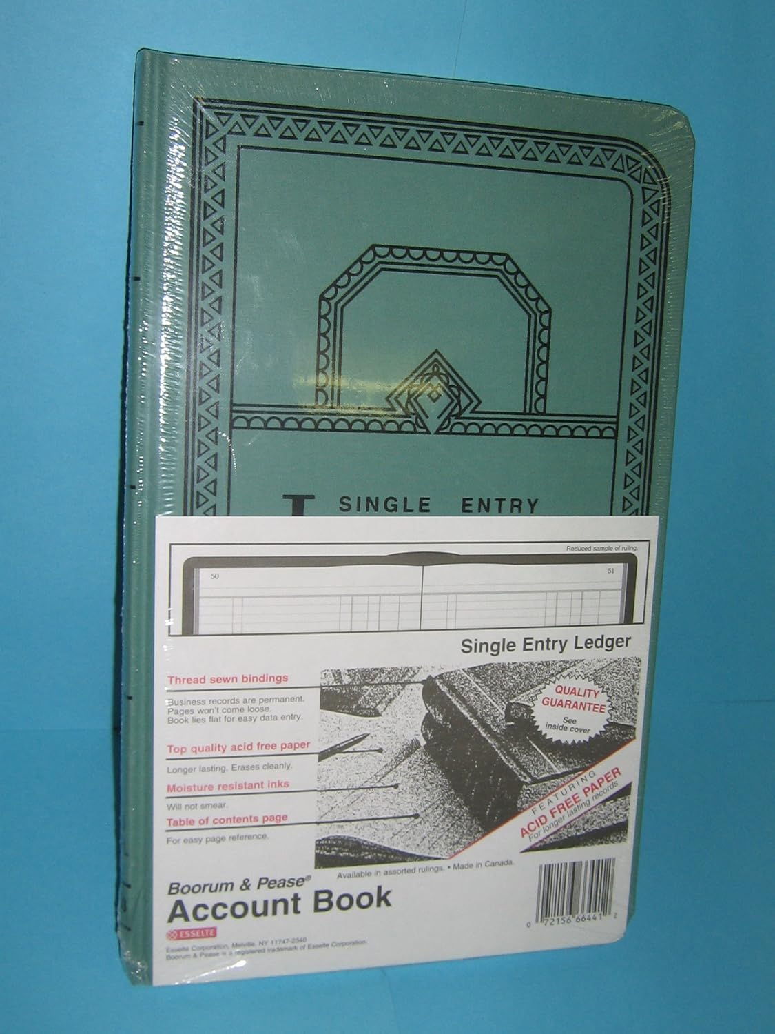 Boorum & Pease, 66150 SEL, Single Entry Ledger, Account Book, 150