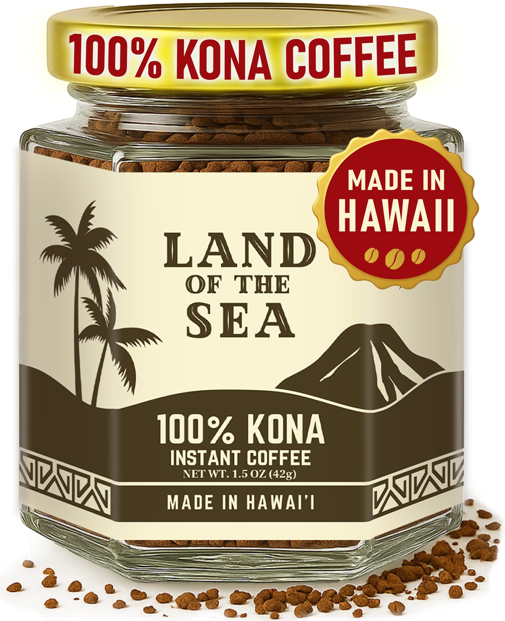Amazon.com : KONA COFFEE 100% - Premium Freeze Dried Instant