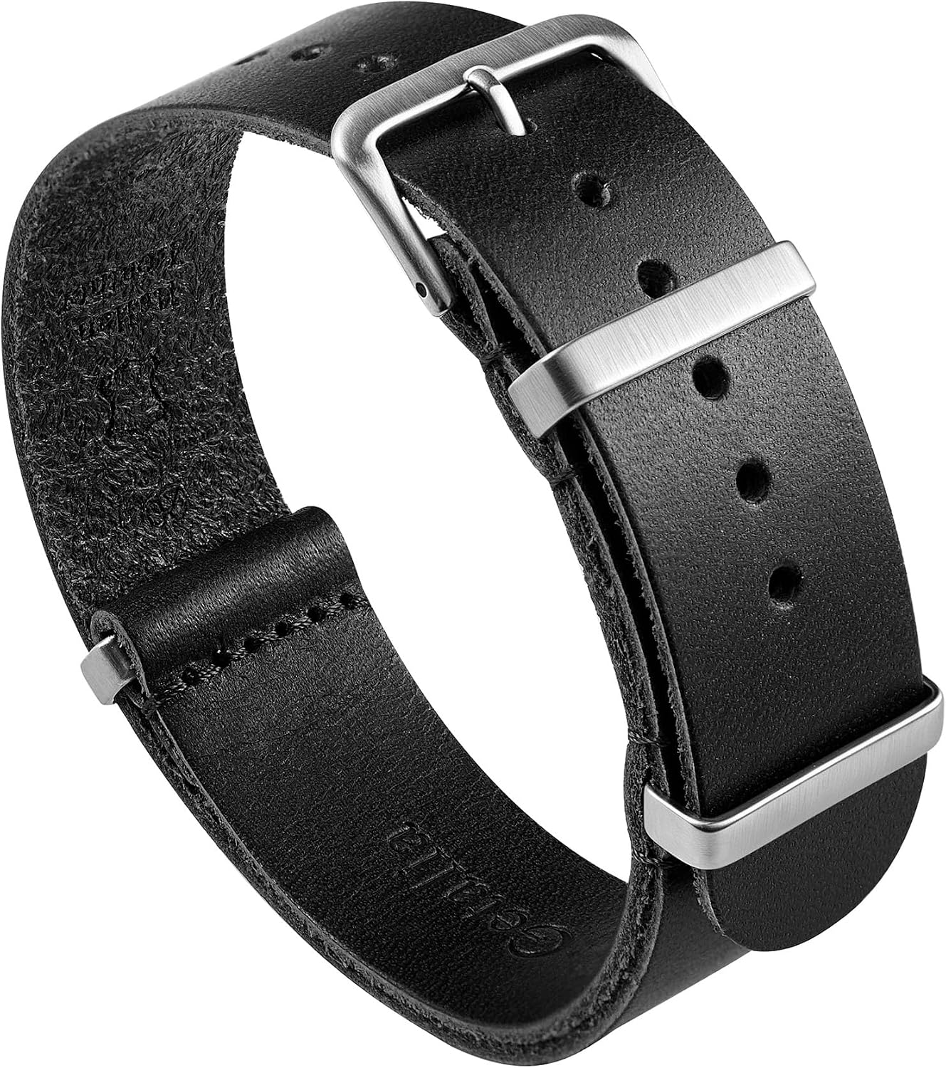 Getalia Italian Vegetable-Tanned Full-Grain Leather Watch Band, 18/20/22mm