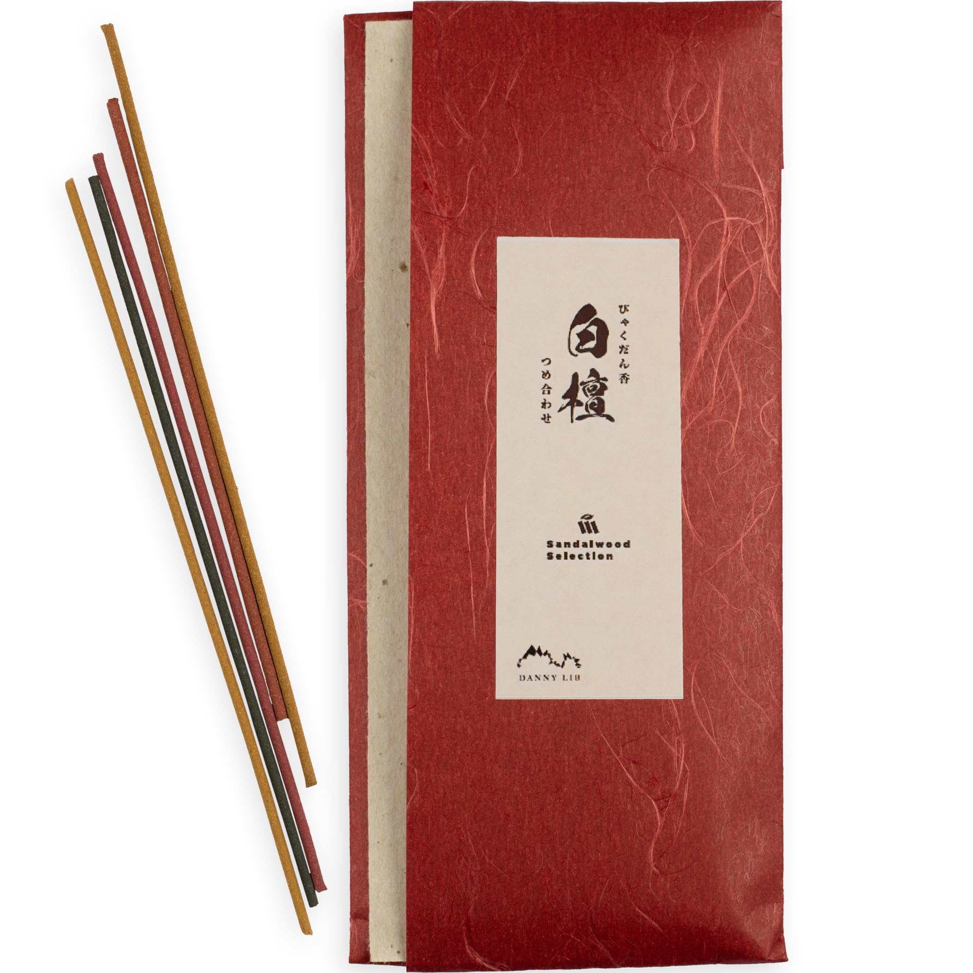 Danny Lib Sandalwood Incense 5 Types Assorted Washi Wrapped Made in Japan