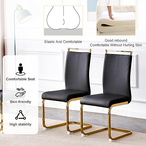 Miniatura 49 de JUFU Juego de Mesa de Comedor para 6, Mesa de Mármol Sintético y Juego de Sillas de 6, Juego de Mesa de Comedor Moderno para 6, Juego de Mesa de