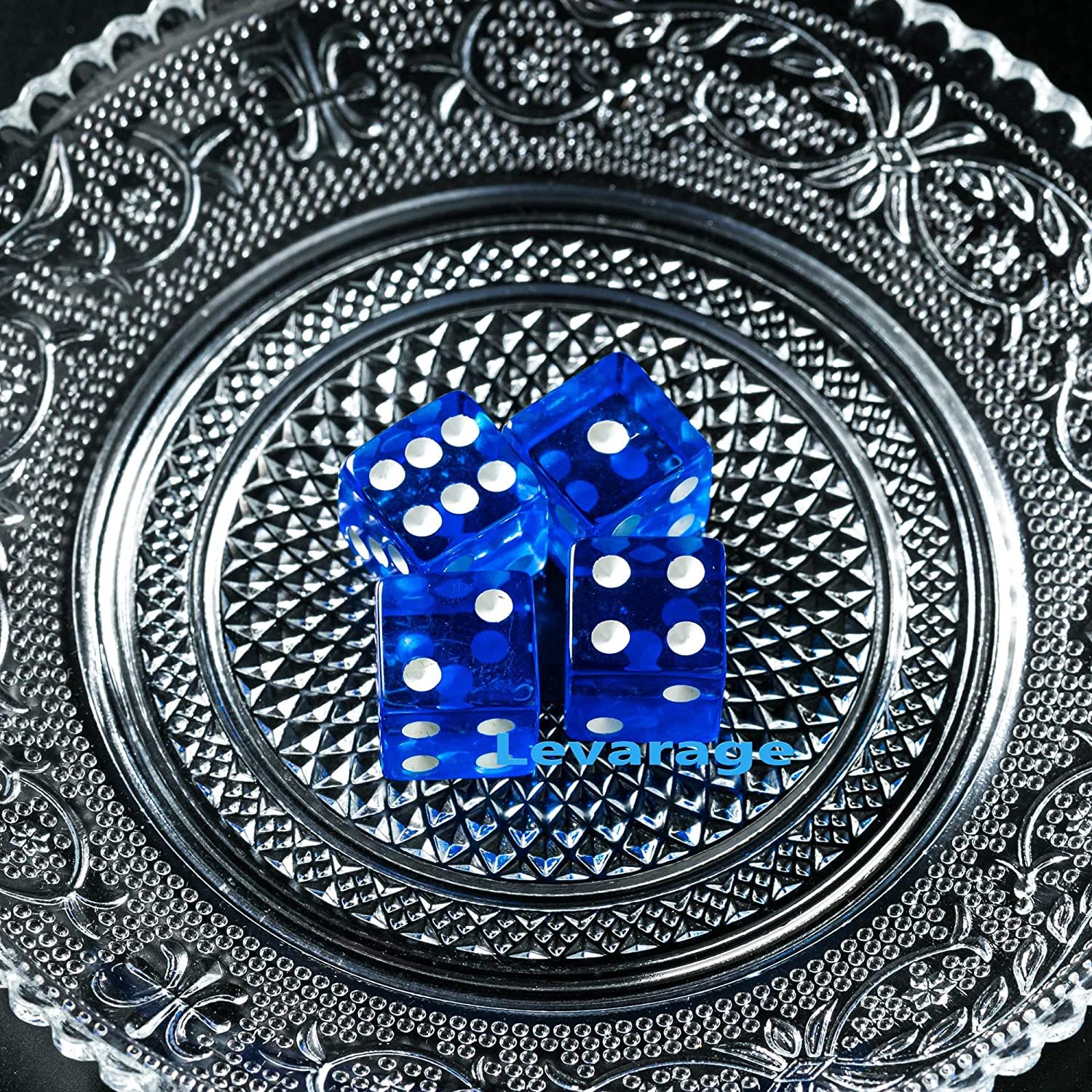 その他 Dice Amazon | Levarage 0024 サイコロ カラフル クリアタイプ ブルー