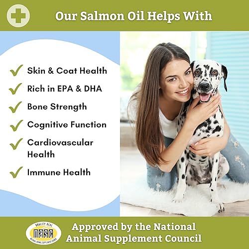 Miniatura 4 de Wholistic Pet Organics Aceite de salmón Aceite de salmón salvaje de Alaska de aguas profundas para perros y gatos - Suplemento de aceite de pescado