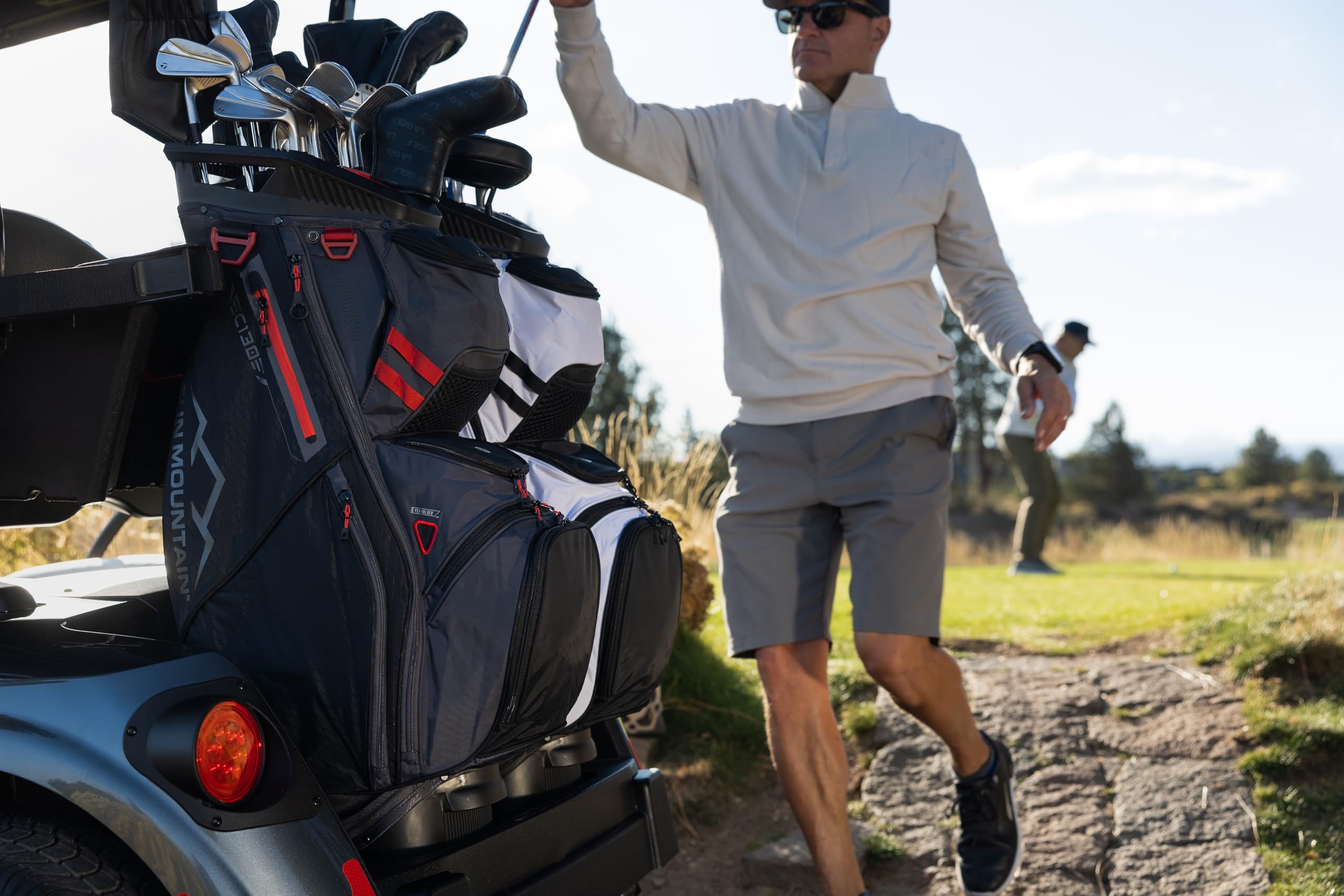 Sun Mountain Bolsa de Golf Ligera C130 para Hombre, 14 vías, Modelo 2025