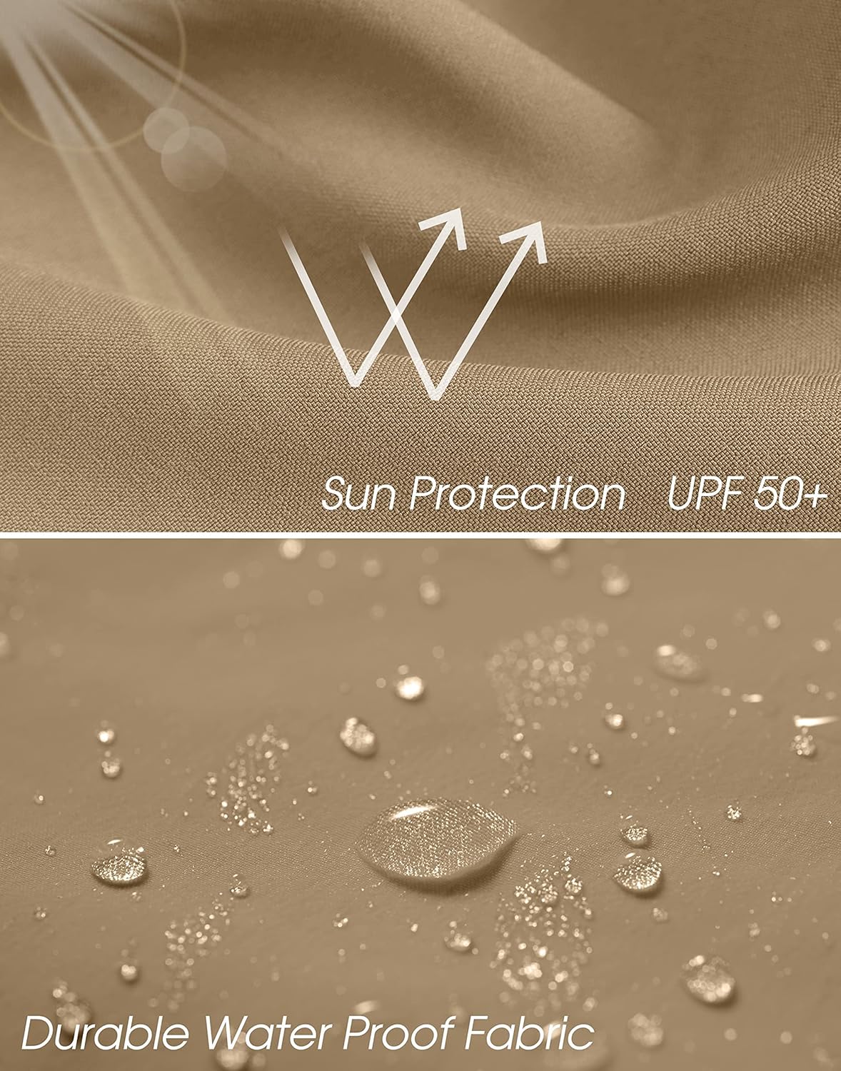 Pudolla Men's Hiking Cargo Shorts Quick Dry Outdoor Travel Shorts for Men with Multi Pocket for Fishing Camping Casual - Image 4