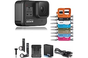 GoPro HERO8 Black - Waterproof Digital Action Camera with Touch Screen 4K Video 12MP Photos