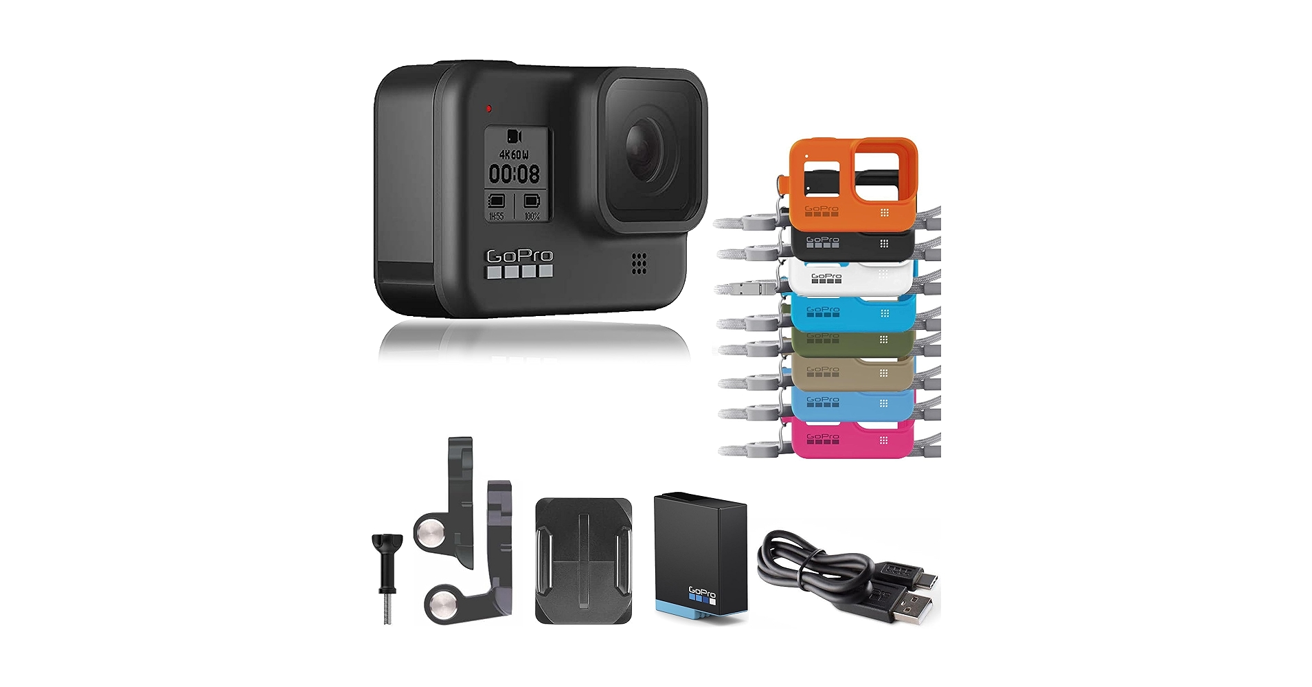 Amazon.com : GoPro HERO8 Black + Lanyard - E-Commerce