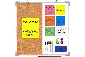 Dementia Reminder Board: Message Bulletin Whiteboard for Home and Office Desk (24x24)