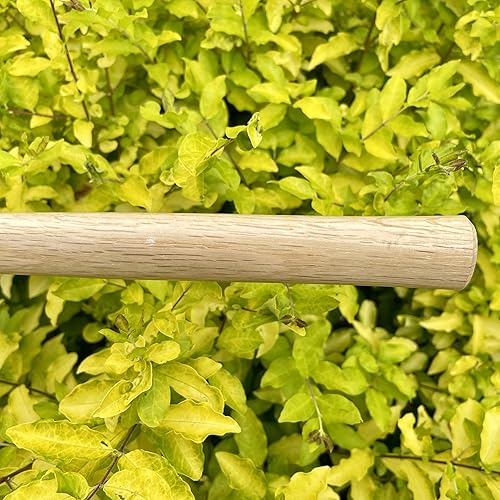 Miniatura 8 de Taladro de mano japonés de 14 pulgadas para jardín, cultivador de 3 púas, sin soldadura, mango de roble, para excavar, preparar el suelo, cortar