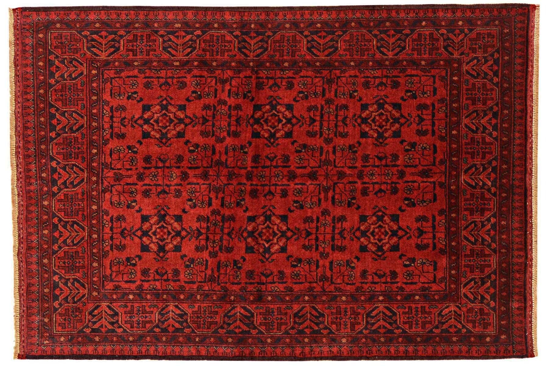 Tapis Khal Mohammadi marron pour rechauffer un sol froid, tapis oriental 100x150