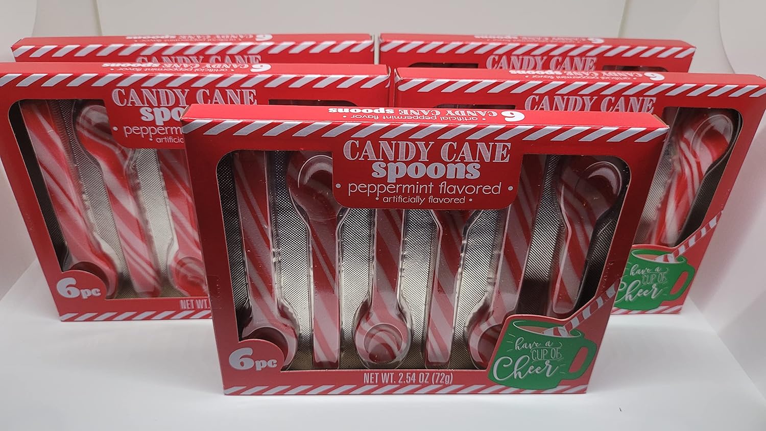 Candy Cane Peppermint Spoons (5 pack) Grocery & Gourmet Food
