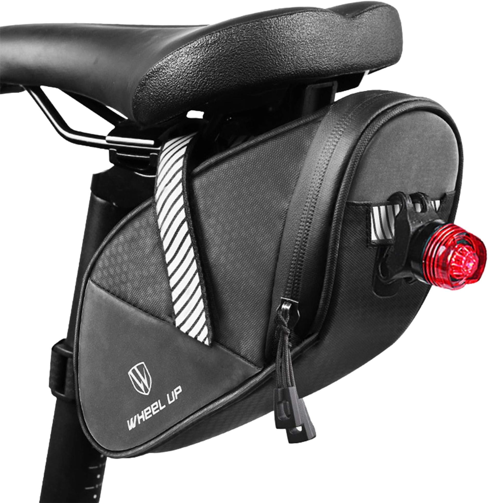Lazybaby Bike Saddle Bag Seat Bag Bike Bicycle Bag Cycling Accessories Storage Pouch Bike Wedge Pack for Mountain Road Bike