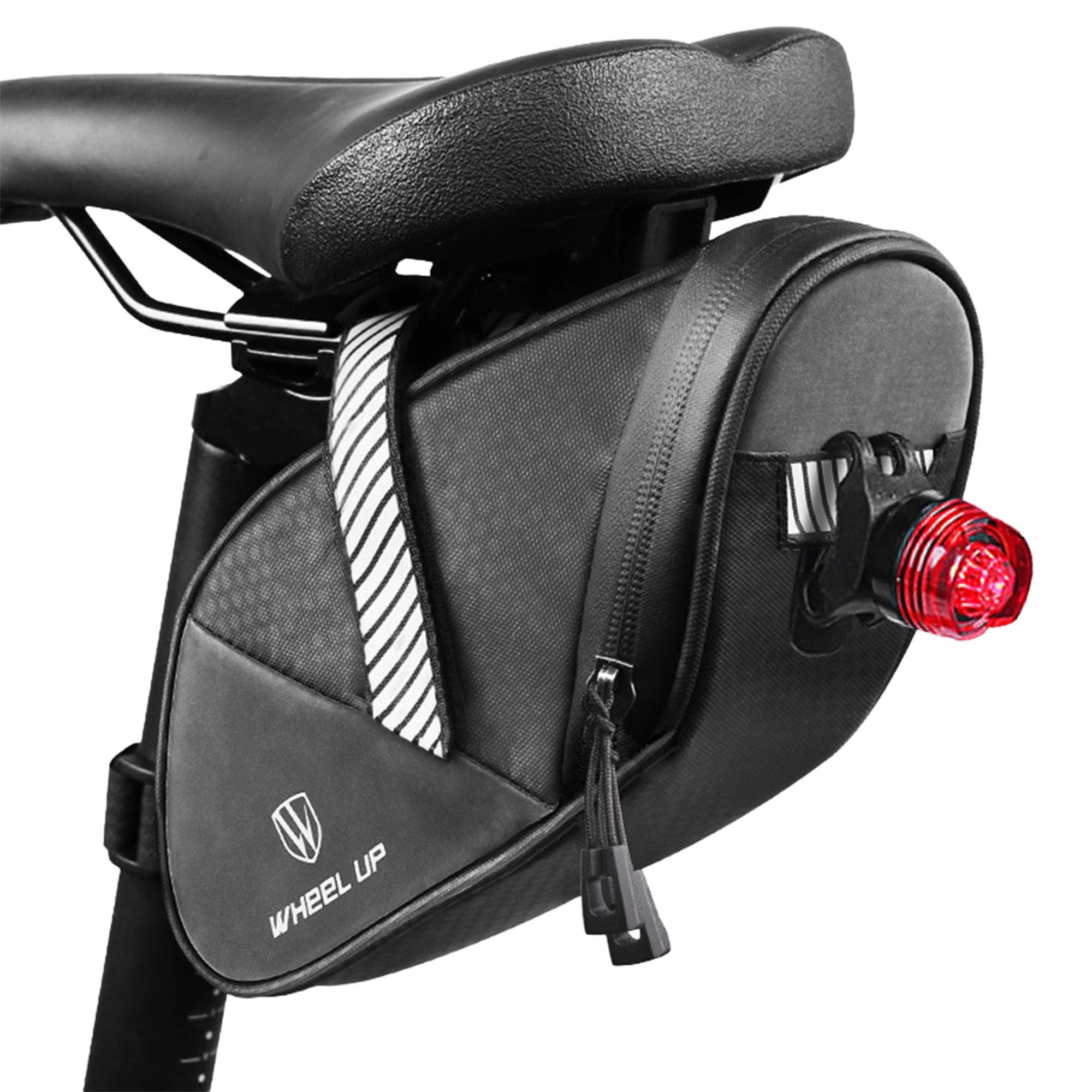 Lazybaby Bike Saddle Bag Seat Bag Bike Bicycle Bag Cycling Accessories Storage Pouch Bike Wedge Pack for Mountain Road Bike