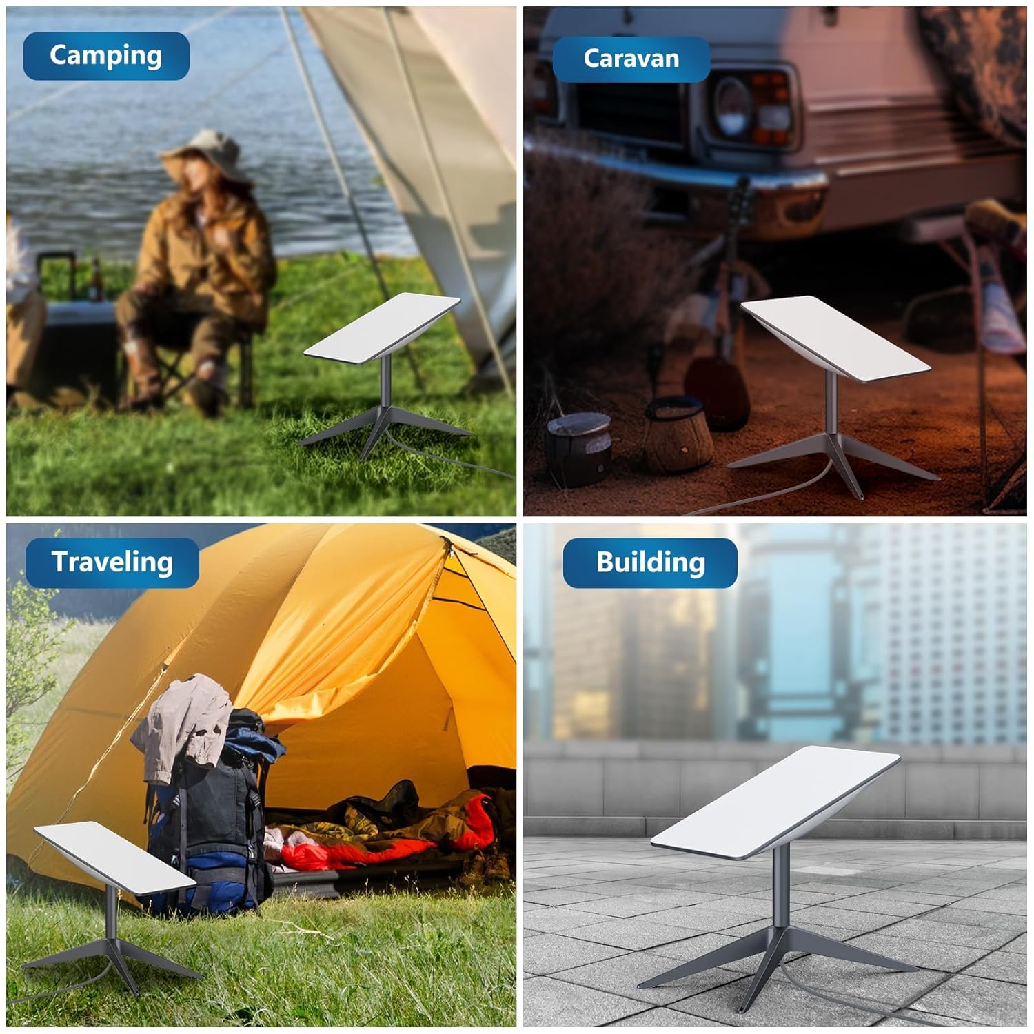 KOOWOD Cavo di ricambio per Starlink Actuated Gen 2, cavo di prolunga Starlink rettangolare V2 impermeabile ad alta velocità per Internet, kit accessori (10 m)