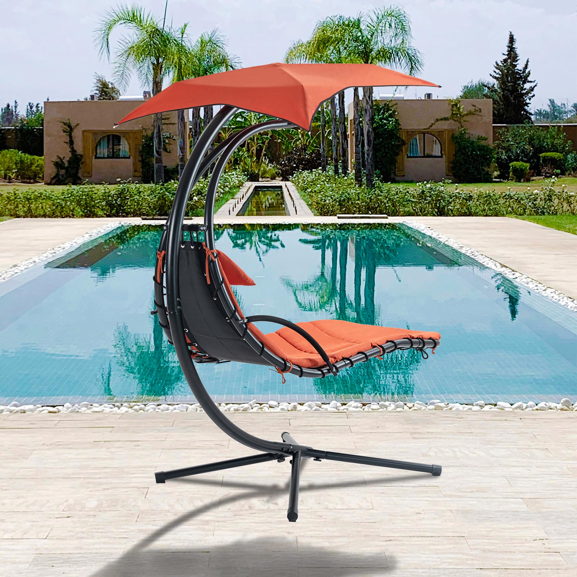 Swing Frame YOXIER Hammock Chair With Stand For Outdoor Hammock
