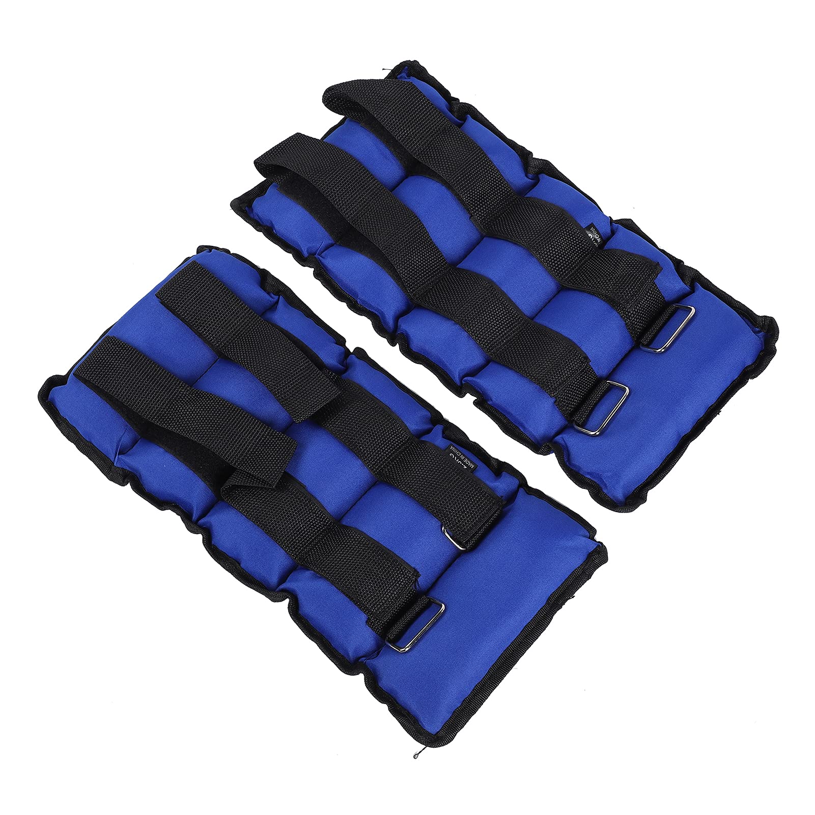 Dilwe Pesas de Tobillo Ajustables, 2 Pesas de Tobillo de Muñeca de 5 Kg para Fitness, Nailon Resistente con Cierres de Gancho y Bucle Ajustables para Entrenamiento Muscular y Pérdida