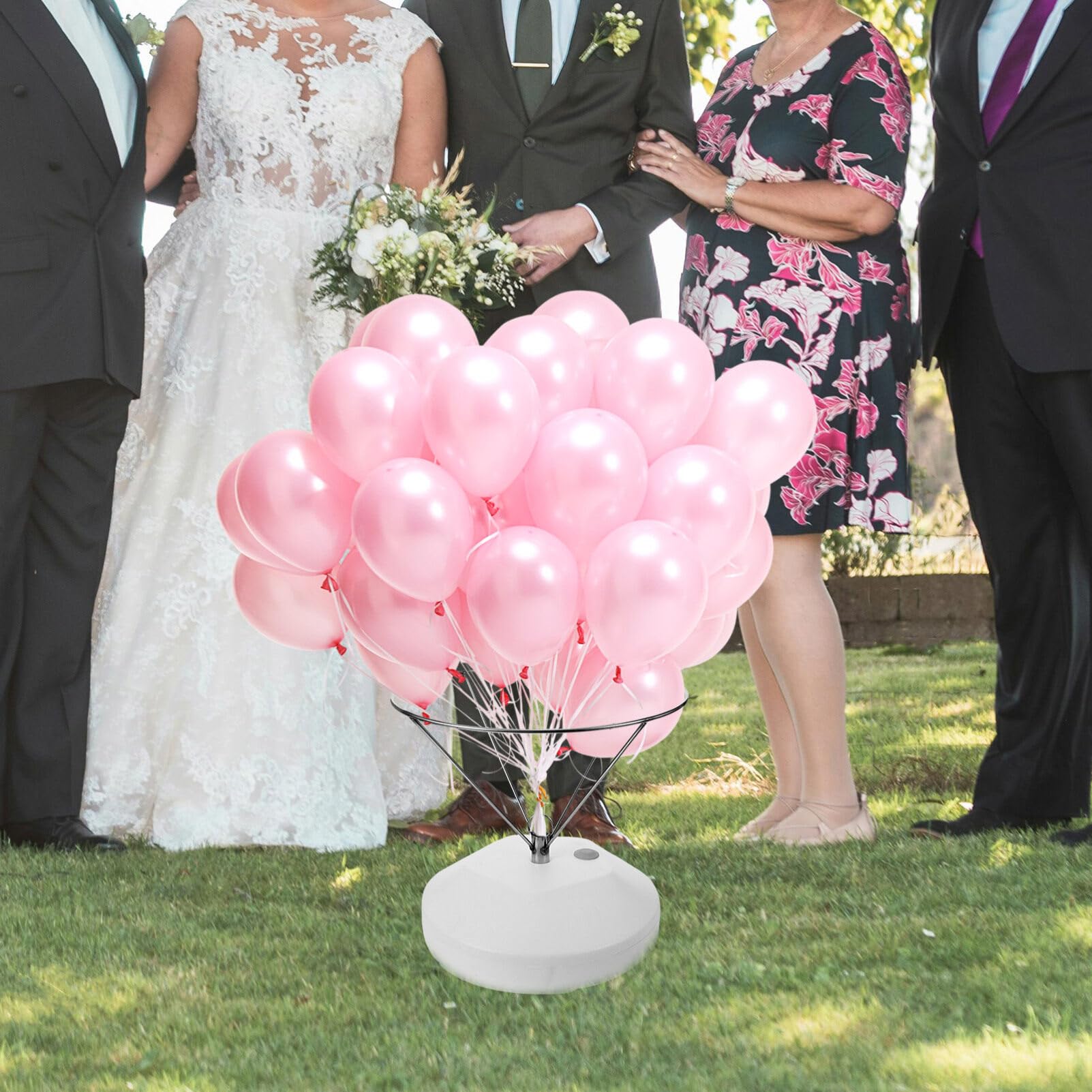 Luxshiny 1ensemble Kit De Support Ballon Antivente Avec Base Stable Pour Décoration De Mariage Anniversaire Et Événements Festifs