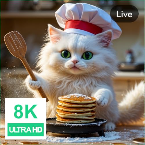Cute Cat Wallpaper for TV - Kitten Backgrounds HD 4K, Live Cat Wallpapers, Orange Cat Photos, Cat Love Scenes, Battle Cats Art, Cat in the Hat Themes, Cool 3D Wallpapers, Preppy Screensavers