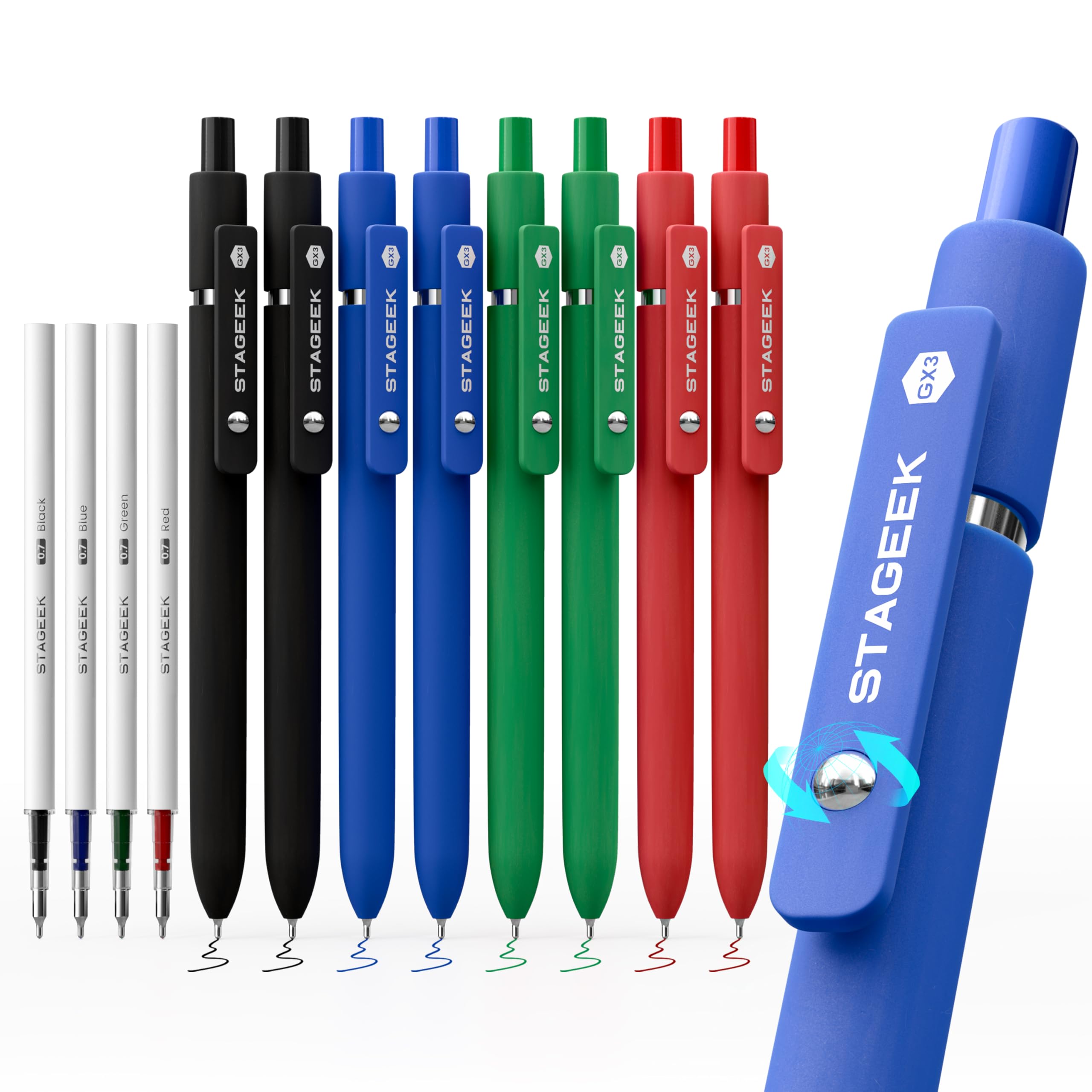 STAGEEK color gel pens 8pc