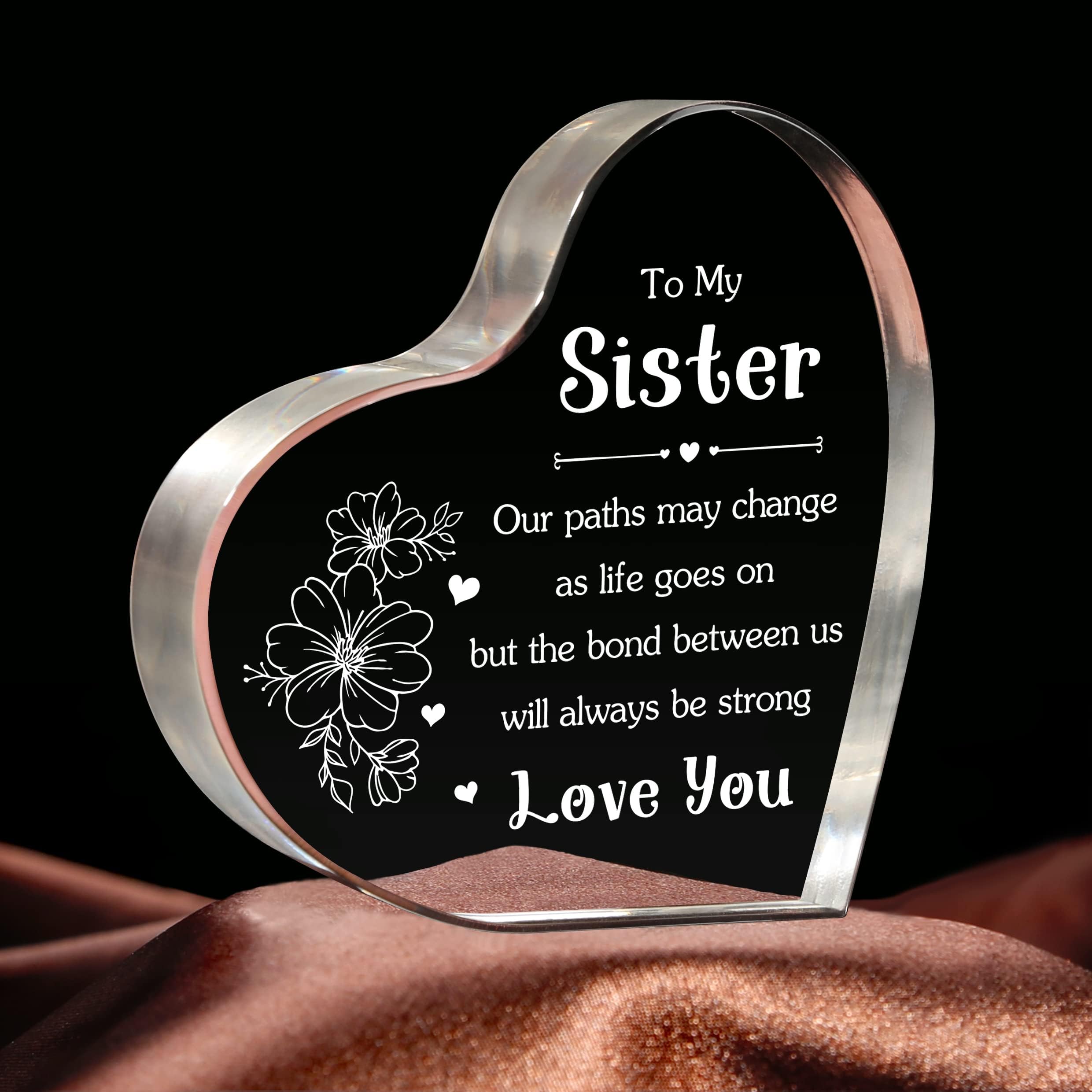 Sister Gift Keychain | Engraved 'A Sister Is God's Way' Quote | Stainless Steel Butterfly Keychain With Gift Box - View #7