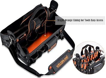 WELKINLAND 19-Pockets Tool Tote,16