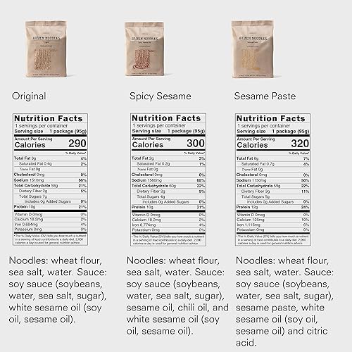 Miniatura 8 de Public Goods Fideos Ramen  Fideos veganos sin caldo  Todos los ingredientes naturales  Sin conservantes  Sin MSG añadido  Original (paquete de 10)